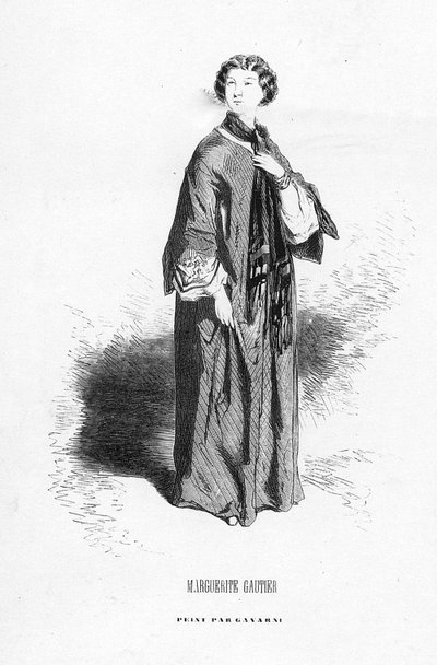 Marguerite Gautier, illustration from 